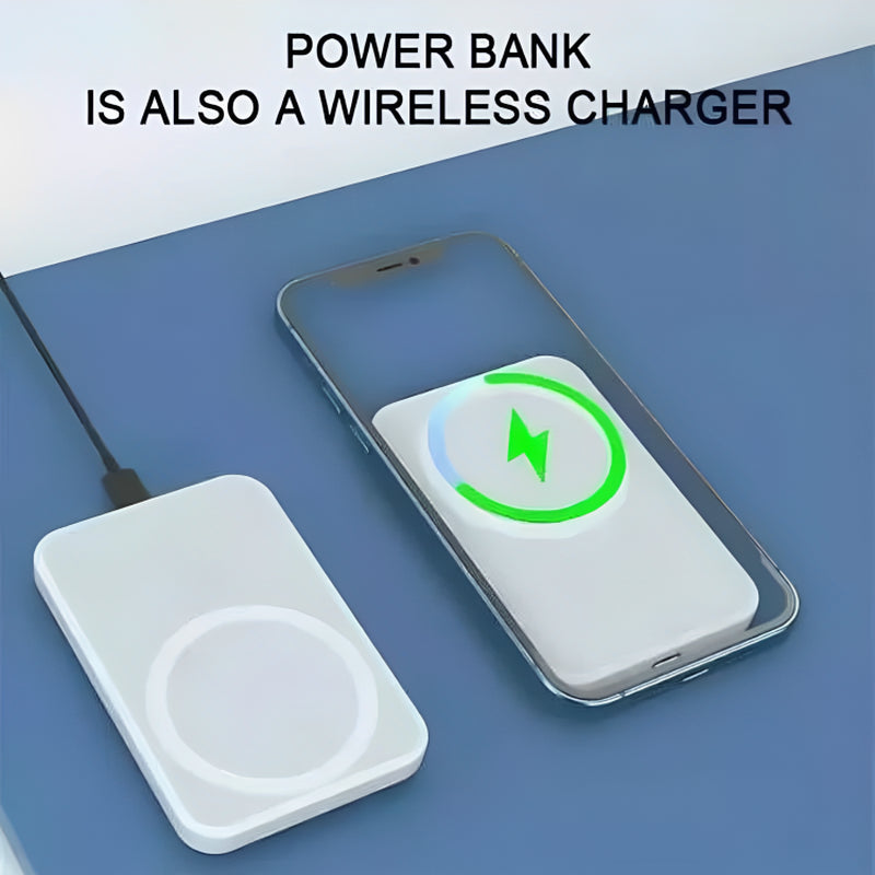 10000Mah Power Bank Magnetic USB Fast Charger Battery Pack for Iphone UK