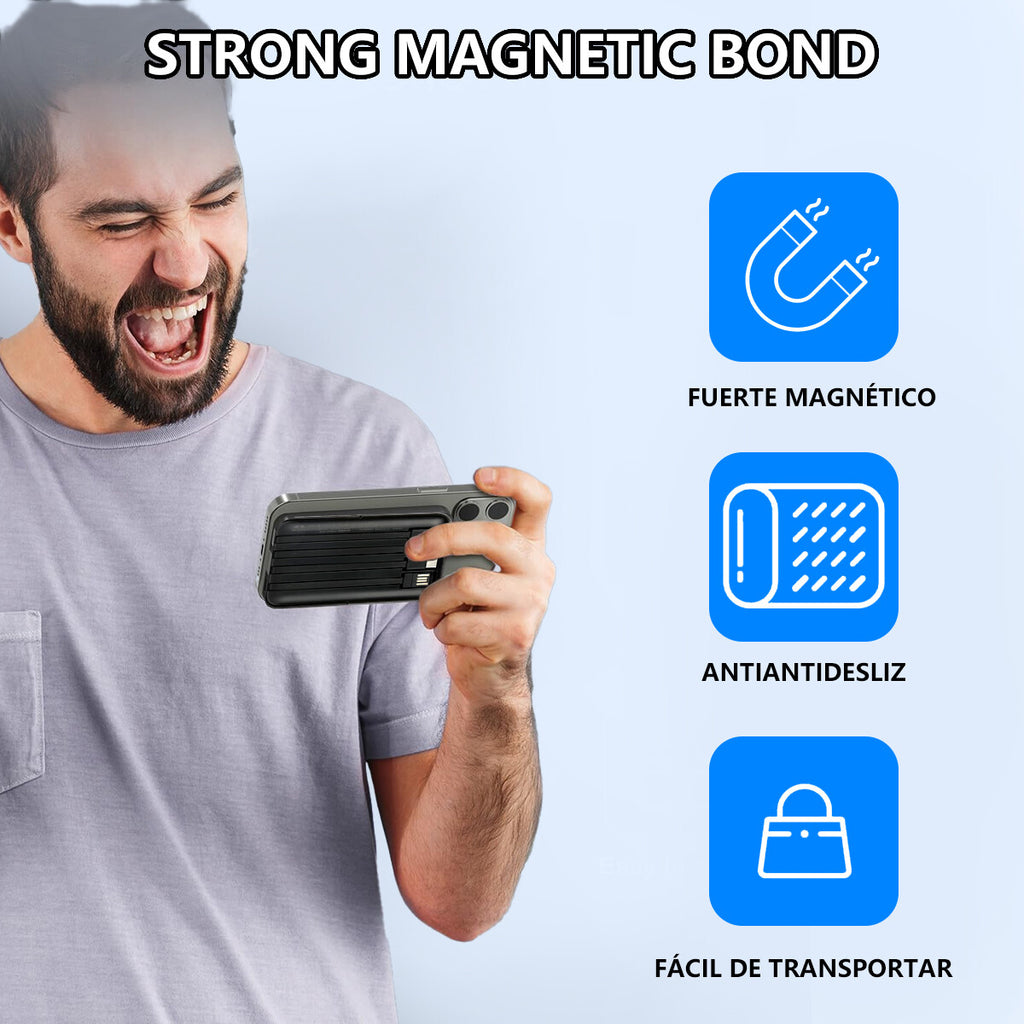 9000000Mah Power Bank Magsafe Magnetic USB Fast Charger Battery Pack for Phone