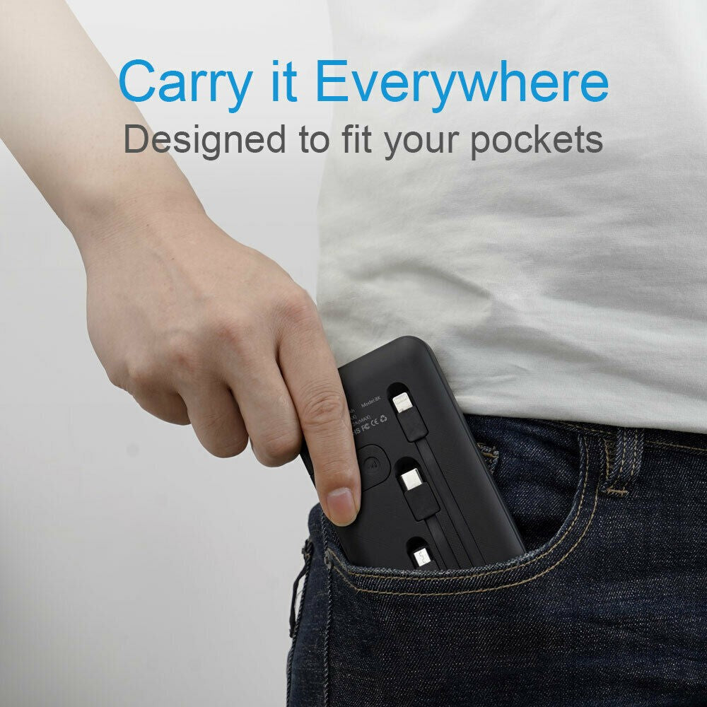 Power Bank 9000000Mah Fast Charger Pack USB External Battery for Mobile Phone