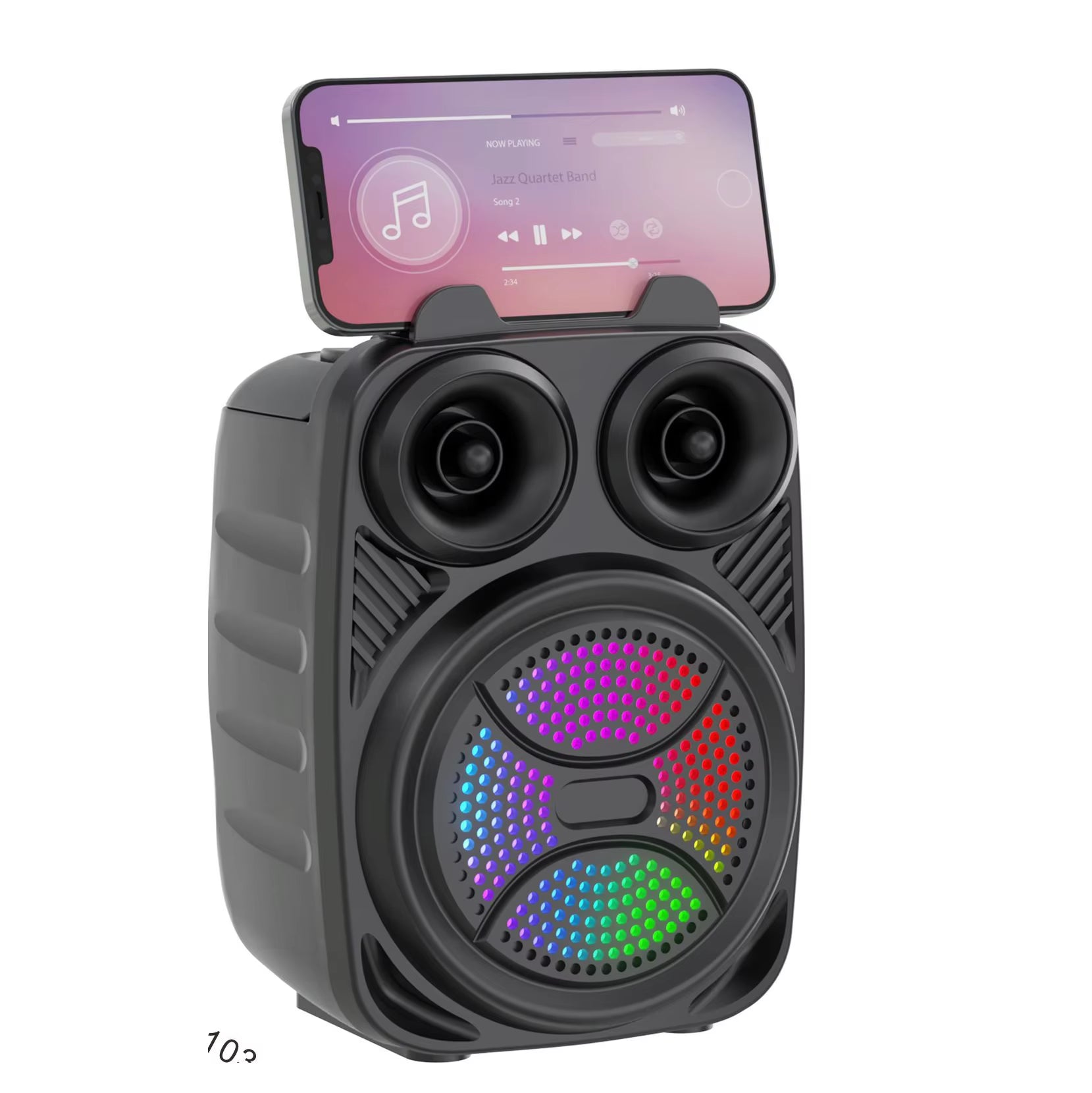 500Mah Bluetooth Speaker Sound Box High Power Bluetooth Speakers TF Udisk Karaoke Handheld Sound Subwoofers for Dancing