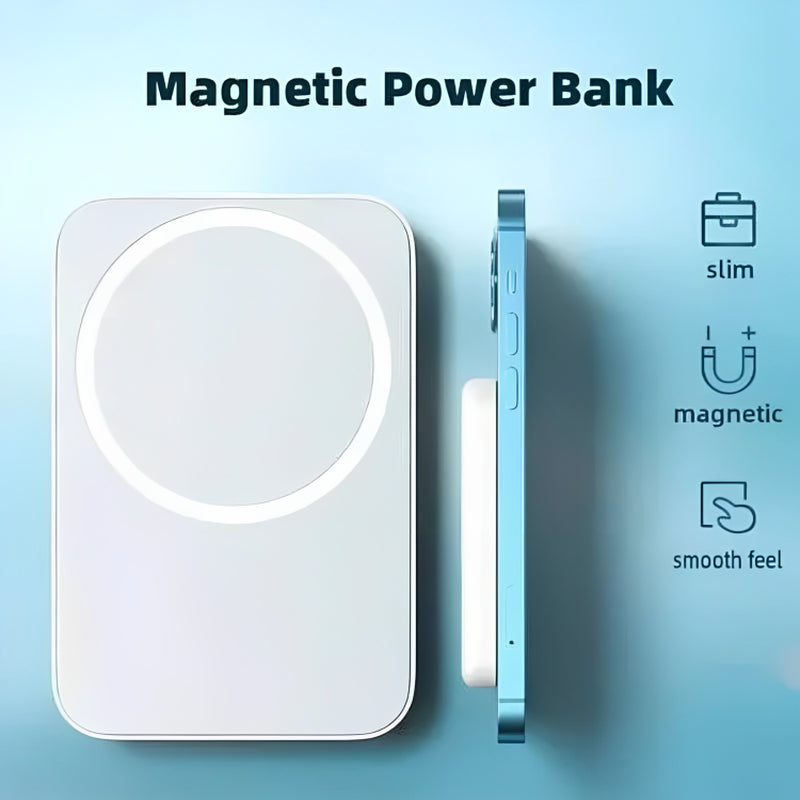 10000Mah Power Bank Magnetic USB Fast Charger Battery Pack for Iphone UK